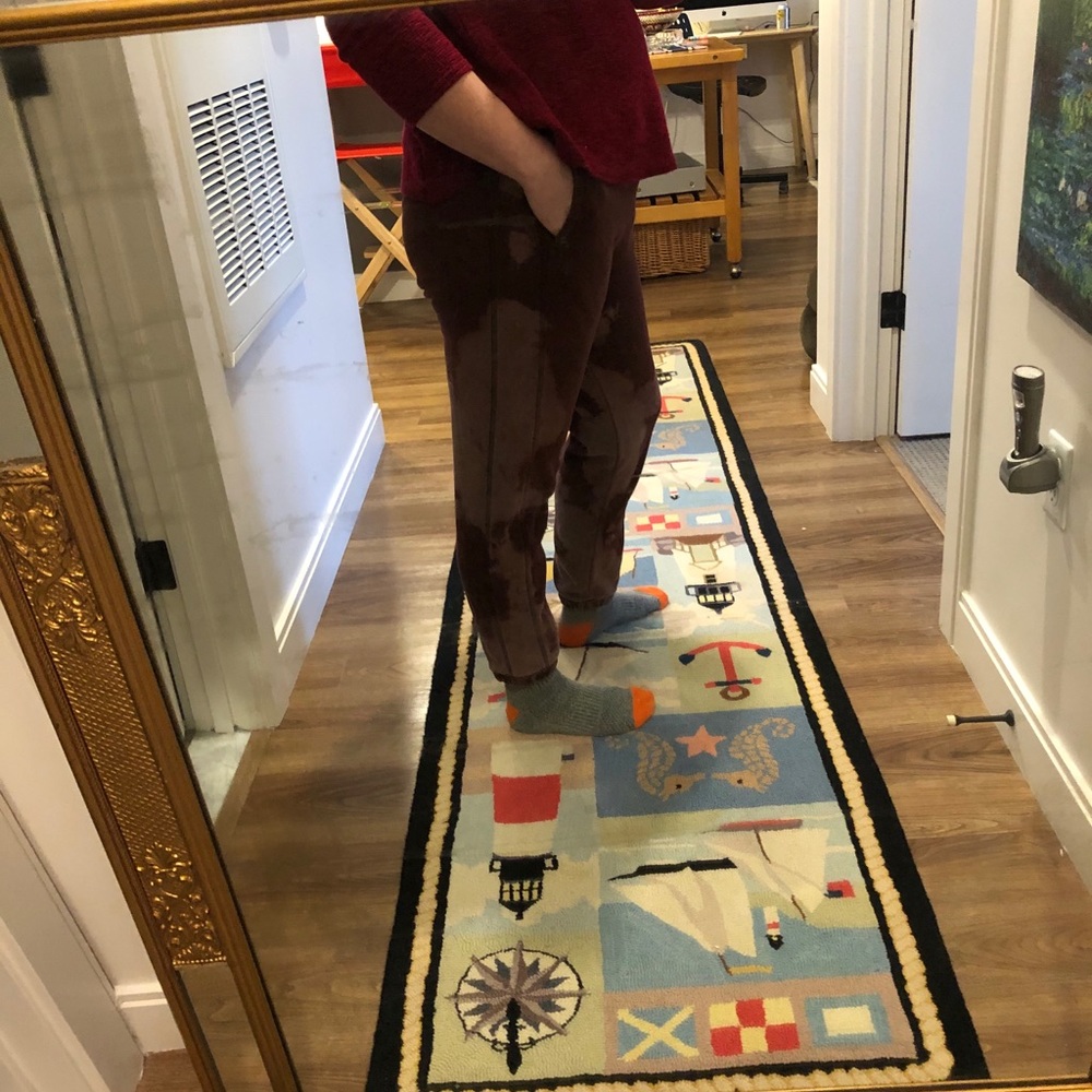 Bleach Dye Tie Dye Jogger Sweatpants Loungewear